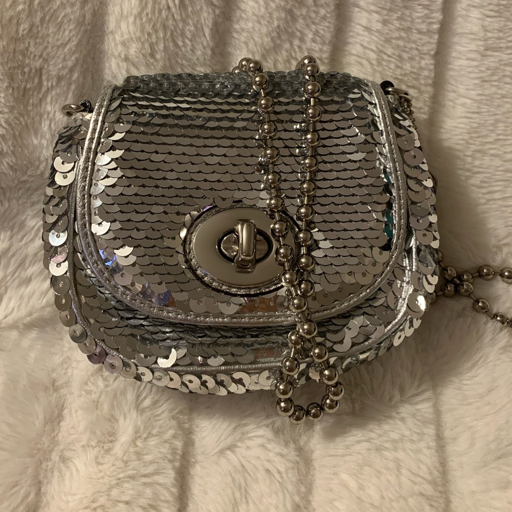 Coach Poppy Sequined Mini Bag